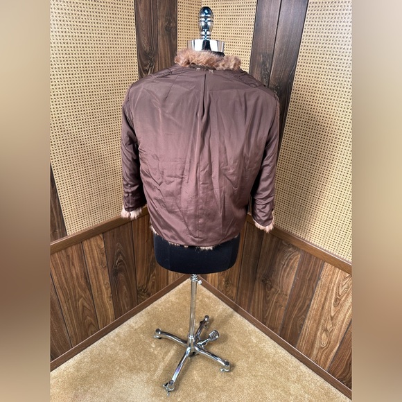 BEAUTIFUL VINTAGE RUSSIAN SABLE FUR COAT JACKET BOLERO CAPE SIZE SMALL - Picture 10 of 10